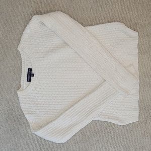 Aeropostale White Ribbed Sweater